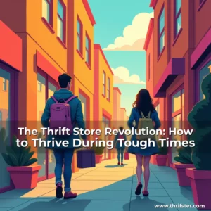 Artistic representation for The Thrift Store Revolution: How to Thrive During Tough Times