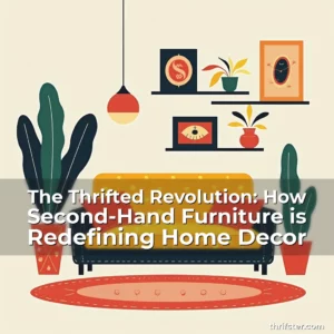Artistic representation for The Thrifted Revolution: How Second-Hand Furniture is Redefining Home Decor