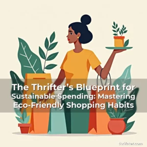 Read more about the article The Thrifter’s Blueprint for Sustainable Spending: Mastering Eco-Friendly Shopping Habits